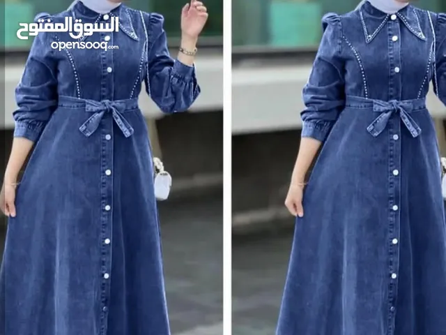 فستان جينز صيفي 20 شامل التوصيل