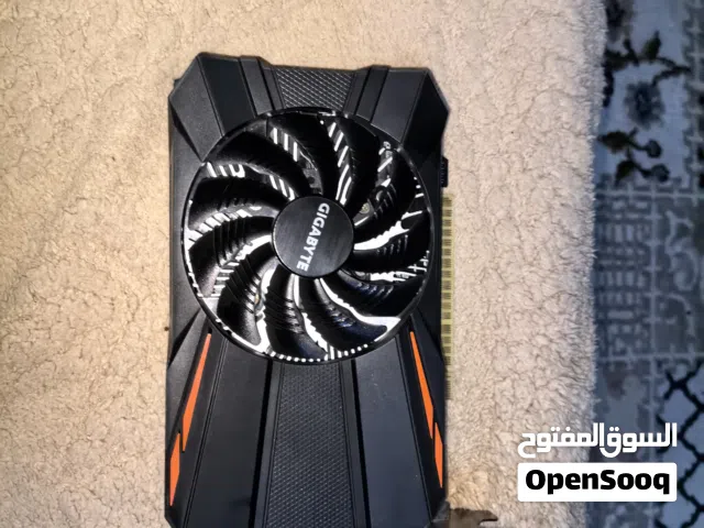 gtx1050 2g من كيكابايت بدون منفذ طاقة و كرت اداءة كلش حلو مقابل سعرة
