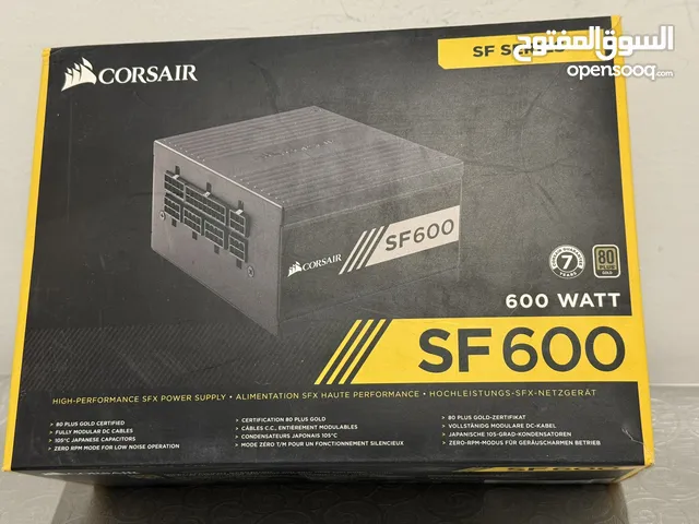باور سبلاي كورسير الاصلي ياباني الصنع SF600 600Watt 80 PLUS Gold