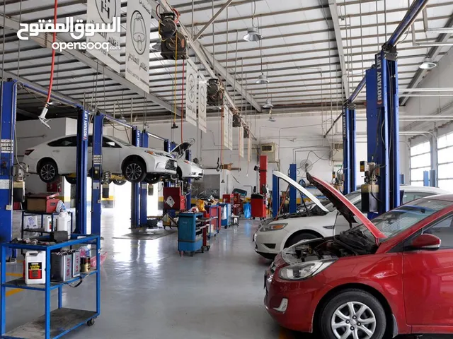 كراج صيانة سيارات للبيع مساحة 10 الف
