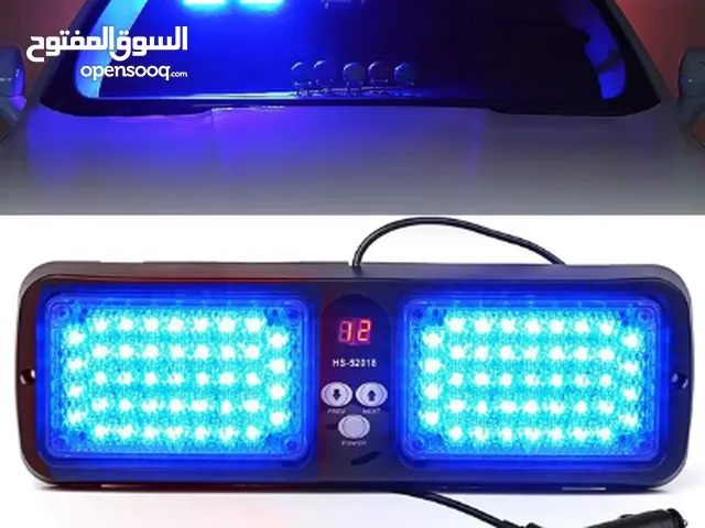 Sun Visor Panel Strobe Warring Light Vehicle Front windshield Emergency Flashing Signal Lamp Blue
