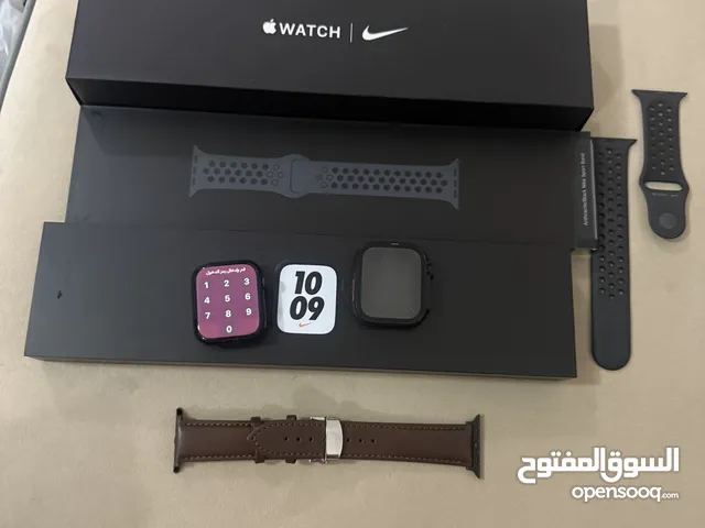 ساعه ابل وتش 7 نايك مقاس 45اصليه