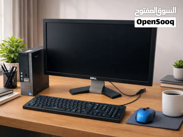 معالجcore i5  4gen   رام 8 قيقا قابل للزيادة ذاكرة ssd 256GBقيقا  ويندوز 10 و برامج علي حسب طلبك