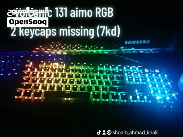 razer , HyperX , Logitech , Sades , gameon ,  steel series ,ducky and all other keyboards available