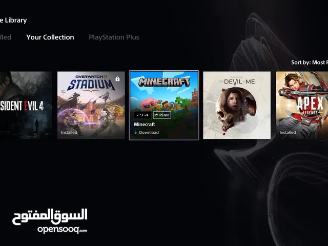 حساب سوني 5 او 4 للبيع