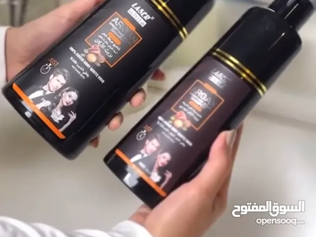 شامبو وصبغه شعر اسود طبيعي بزيت الأركان