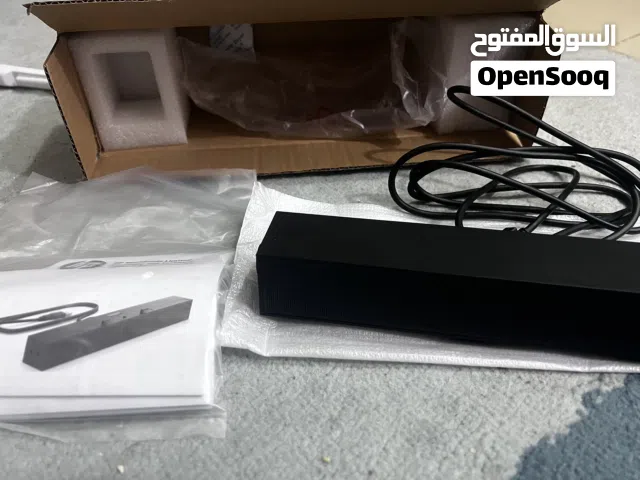 سماعات سبيكر ( speaker ) HP اصليه وجديده USB مقفوله بالعلبه