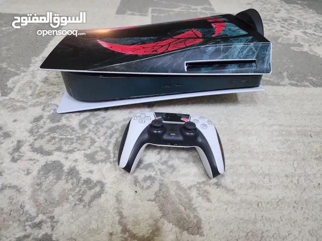 للبيع  Ps5 نسخة الشرق الأوسط مع كامل ملحقاته وكرتونه ب 155