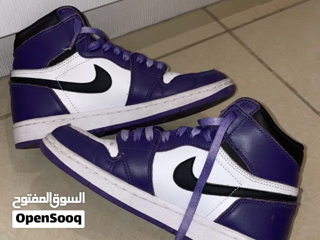 jordan’s court purple shoes