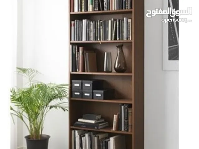 خزانة الكتب متوفر بعدة موديلات وألوان توصيل وتركيب مجاني داخل عمان ارتفاع مترين عرض 80سم عمق 30سم