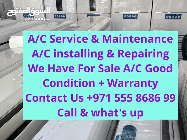 A/C For Sale stating from 1.5 ton to 5.0 ton sizes