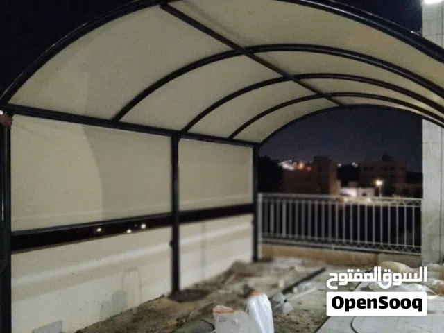 خصم 25%مضلات قوسيه سواتر جانبيه اشرعه مضلات متحركه أبواب أبواب كراج حمايات بيرجولا...