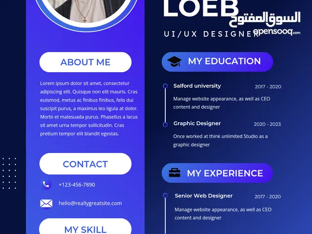 I will create a best CV for you with your choice and with low price just Send me your information