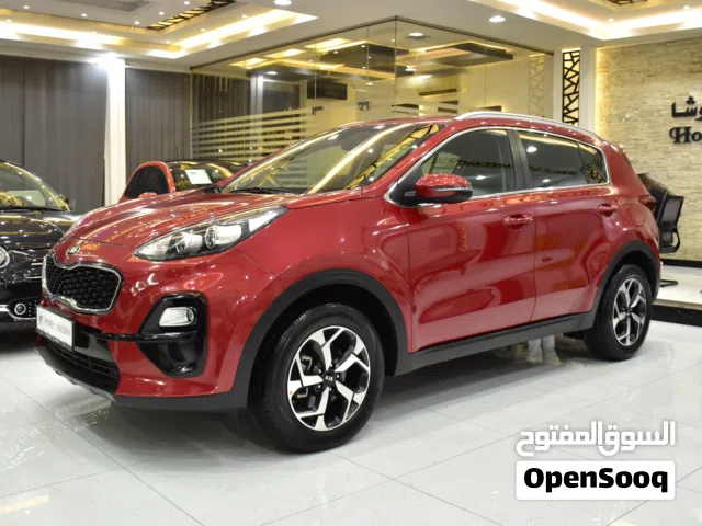 KIA Sportage ( 2021 Model ) in Red Color GCC Specs