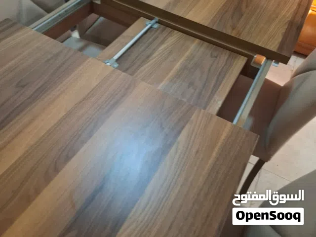 ميز خشب تركي ثقيل مع 6 كراسي
