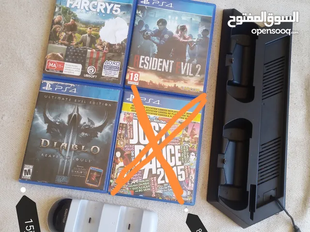 مجموعة سيديات بلايستيشن 4 و 3
