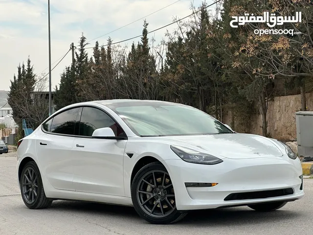 Tesla Model 3 Standerd Plus 2021 تيسلا فحص كامل لون مميز بسعر مغري