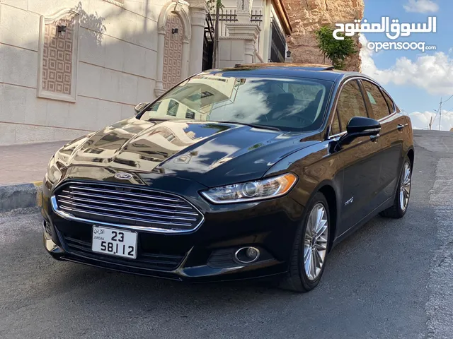 فورد فيوجن فل مسكر اعلا صنف فحص كامل اسود  كاش او اقساط