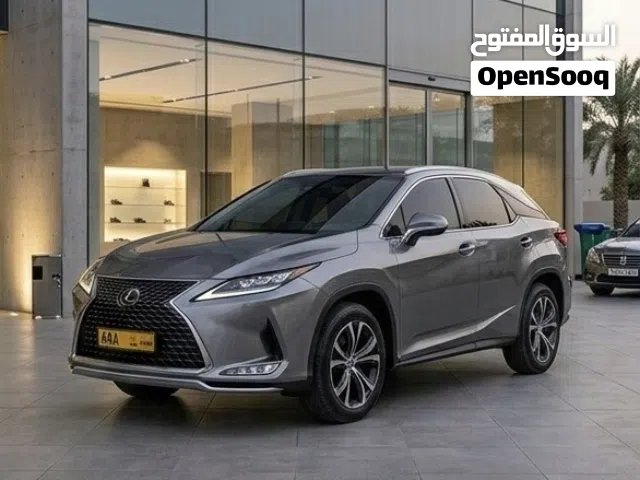 لكزس RX350 موديل 2020 رمادي/أحمر - نظافة تامة - وارد