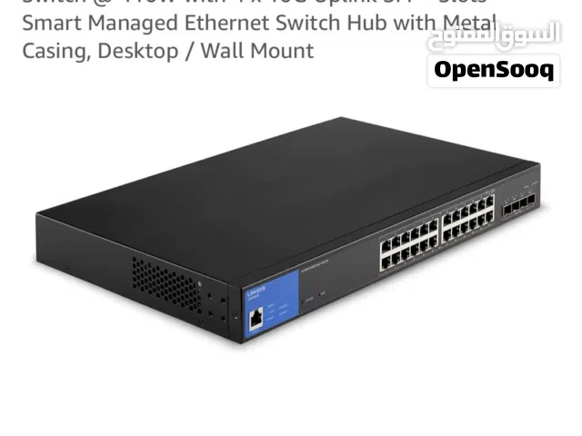 جهاز موزع شبكة LGS328MPC Linksys 24 ports P0E+  Switch