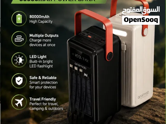 Solar PowerBank 80K mAh