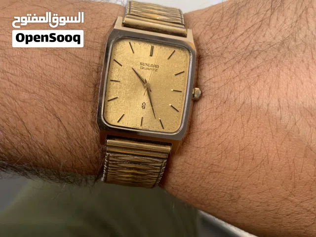 للبيع ساعة سنلورد ياباني انتاج الثمانينيات ساعة قمة الاناقة والجمال والرقي مصنوعة من معدن التنغستن