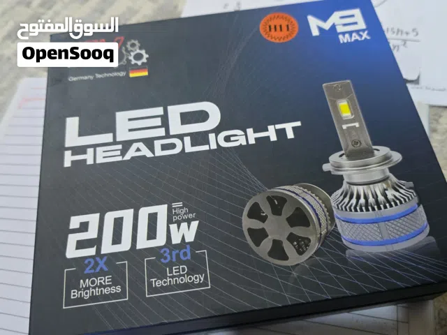 ضوء ليدات سيارات بسعر أقل من السوق 200 واط قوى وفعال ضمان 7 أشهر من اي خلل مصنعي السعر 80ريال