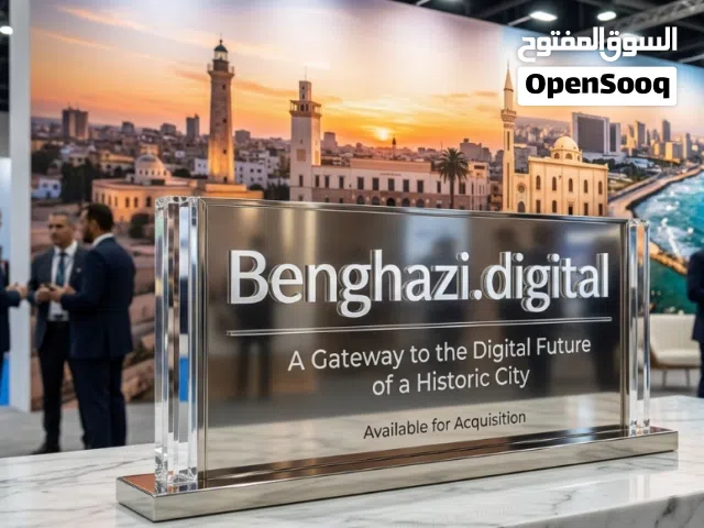 دومين للبيع Benghazi.digital ,, فرصة رقمية استثنائية متاح للاستحواذ.