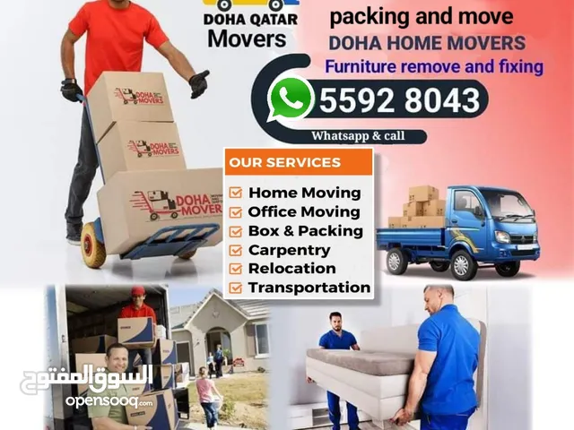 Doha house movers shifting services call 5592 8043
