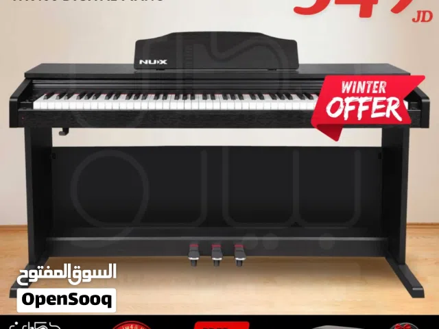 ديجيتال بيانو nux wk400 مع كرسي و هيدفون