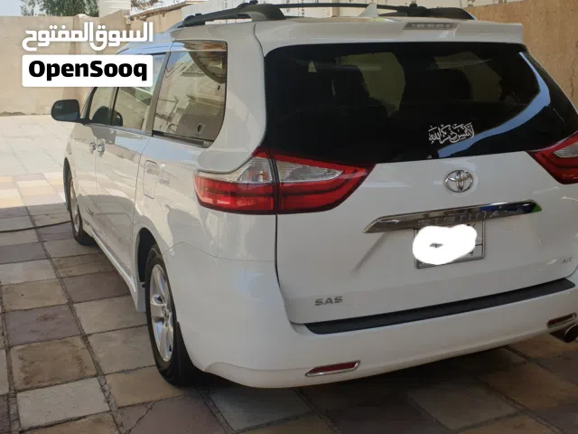 تويوتا سينا LE موديل 2019 اللون ابيض مكفوله من الحادث السعر245 بيه مجال للطيبين استخدام شخصي