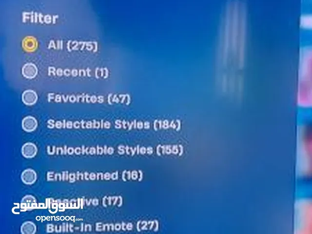 Fortnite Accounts and Characters for Sale in Amman