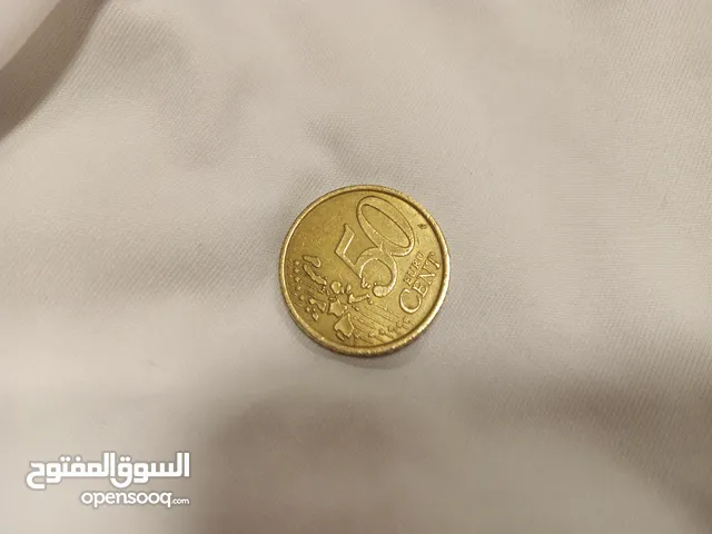 للبيع الزرقاء 50 euro cent Italy 2002