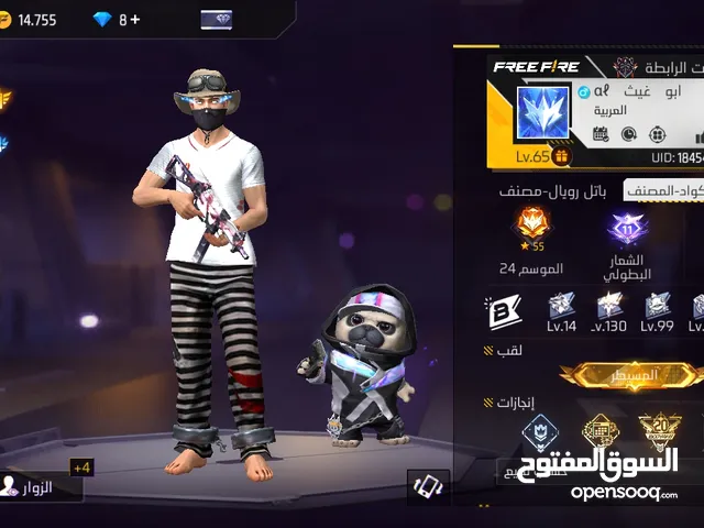 Free Fire Accounts and Characters for Sale in Al Dakhiliya