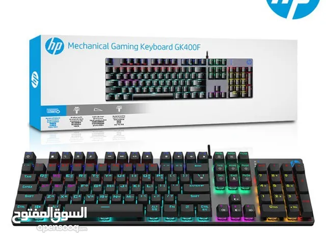 GK400F keyboard hp Mechanical Gaming كيبورد جيمنج من اتش بي مواصفات ممتازة مضيئ  