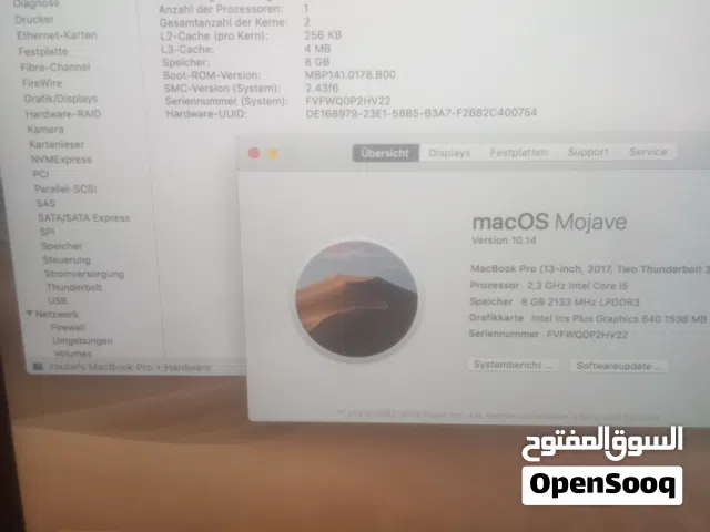 Macbook Pro 13-inch, 2017, i5