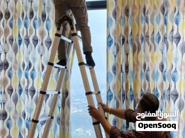 curtains fixing service all kind curtains and tv stand mirror and clock photo frame fixing service