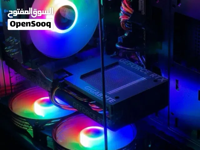 Pc مع شاشه للبيع استعمال سنه والشاشه  اربع شهور