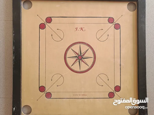 carrom board and table