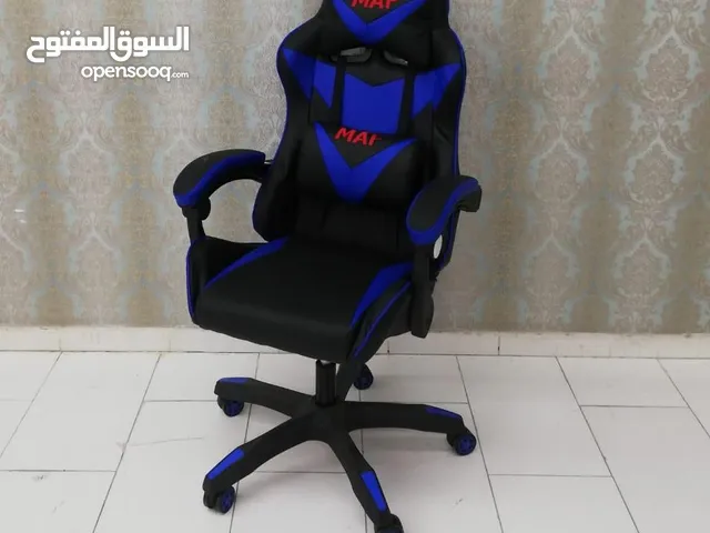 Prince Series Gaming Chair  (MAF3225) (MH34FR) 1.White-Black 2.Blue-Black 3.Red-Black
