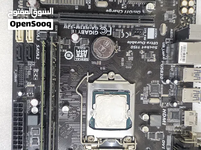 كرت 1650 معالج i7 4790  رام ddr3 مذر بورد  للبيع السعر 90 ريال قابل للتفاوض