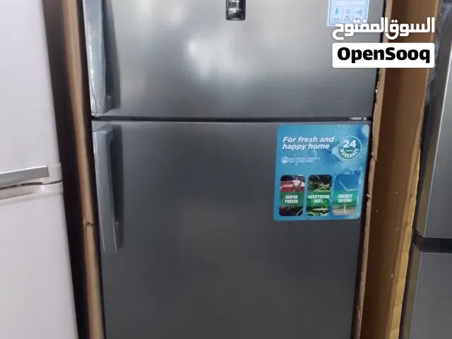 ثلاجة هونداي 480لتر أعلى توفير الكهرباء لون سلفر