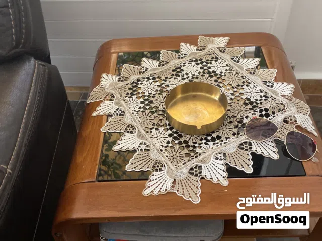 طاولات وسط خشب مع 3 جانبيات للبيع