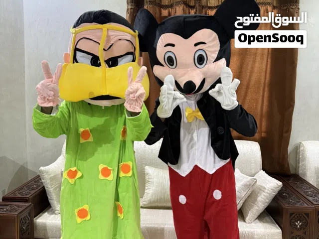 تأجير الشخصيات الكرتونية