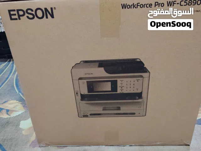 طابعة ايبسون C5890 مع طابعة كانون LBP6000B جدد