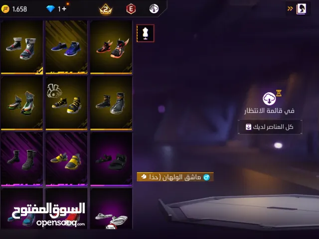 Free Fire Accounts and Characters for Sale in Sharjah