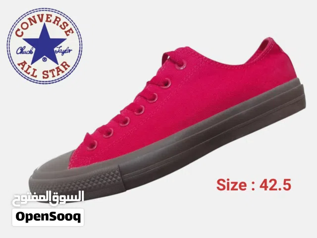 حذاء رجالي كاجوال من Converse all stare لون احمر مقاس 42.5 خامه ممتازه نعل ربر صناعه فيتنام الاصلي