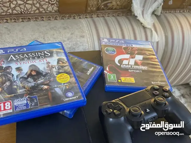 Ps4 Fat معها يد الأصيلة وألعاب.. ب 110 د