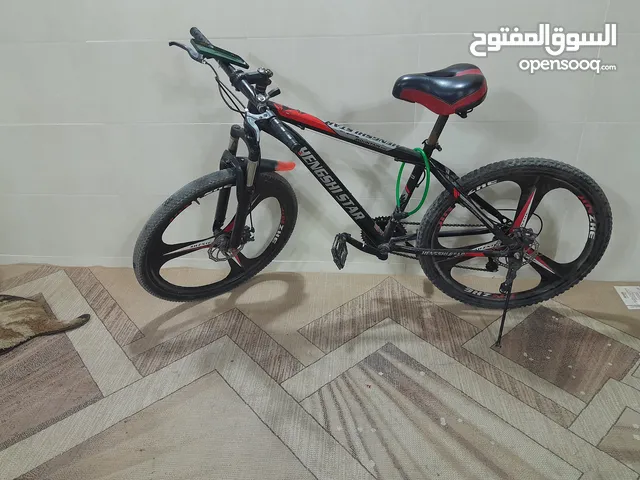 بسكليت نمره 26 غيارات 7 خلفي 3 أمامي جنط فراشه صنوبرص هيدروليك أمامي