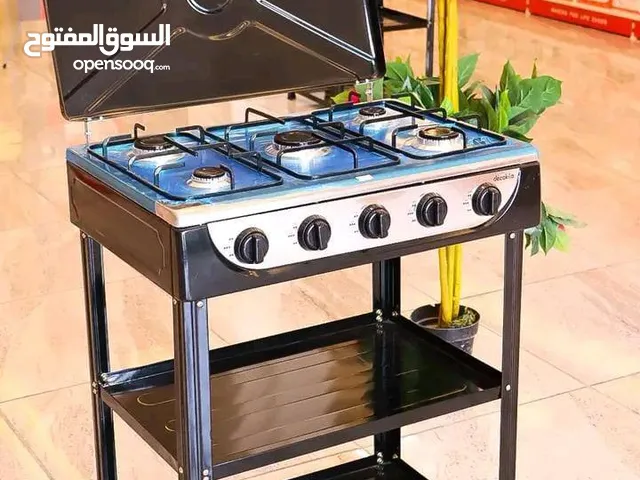 حوّل أي مساحة إلى مطبخك الخاص مع موقد الغاز Starlux! غاز 5 شعلات مع قاعدة